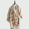 Light Luxury Imitation Cashmere Shawl Women's Clothing with Large Scarf Party Shawl Air-conditioned Room Warm Scarf Blanket