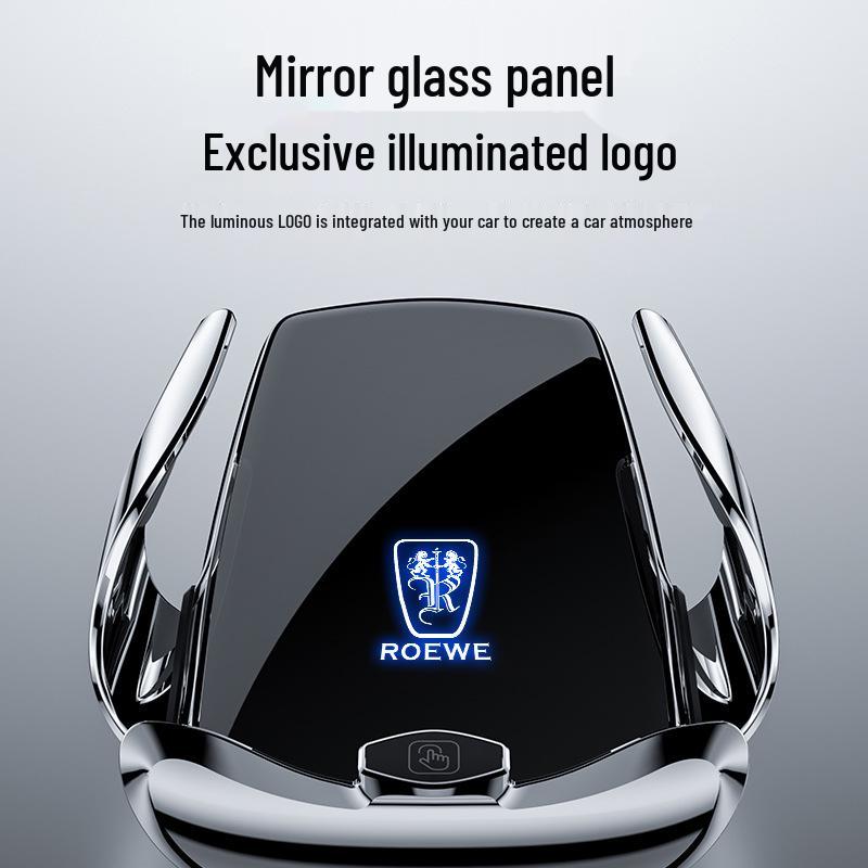 Магнитный беспроводной держатель для телефона с быстрой зарядкой для Roewe 350, RX5, I5, I6, RX8, MAX