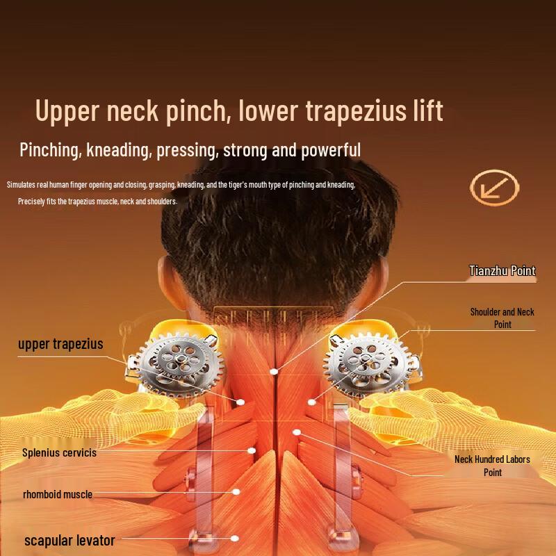 AUX Multi-Purpose Neck and Back Massager CN plug (adapter included)
