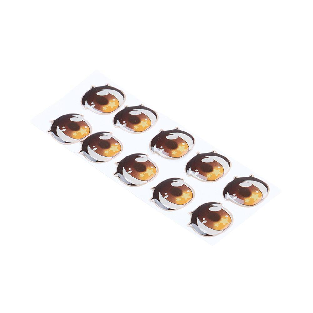 Stars Yellow/Pink/Blue Face Organ Paster Cartoon Eyes Stickers Anime Figurine Doll Eye Chips Paper