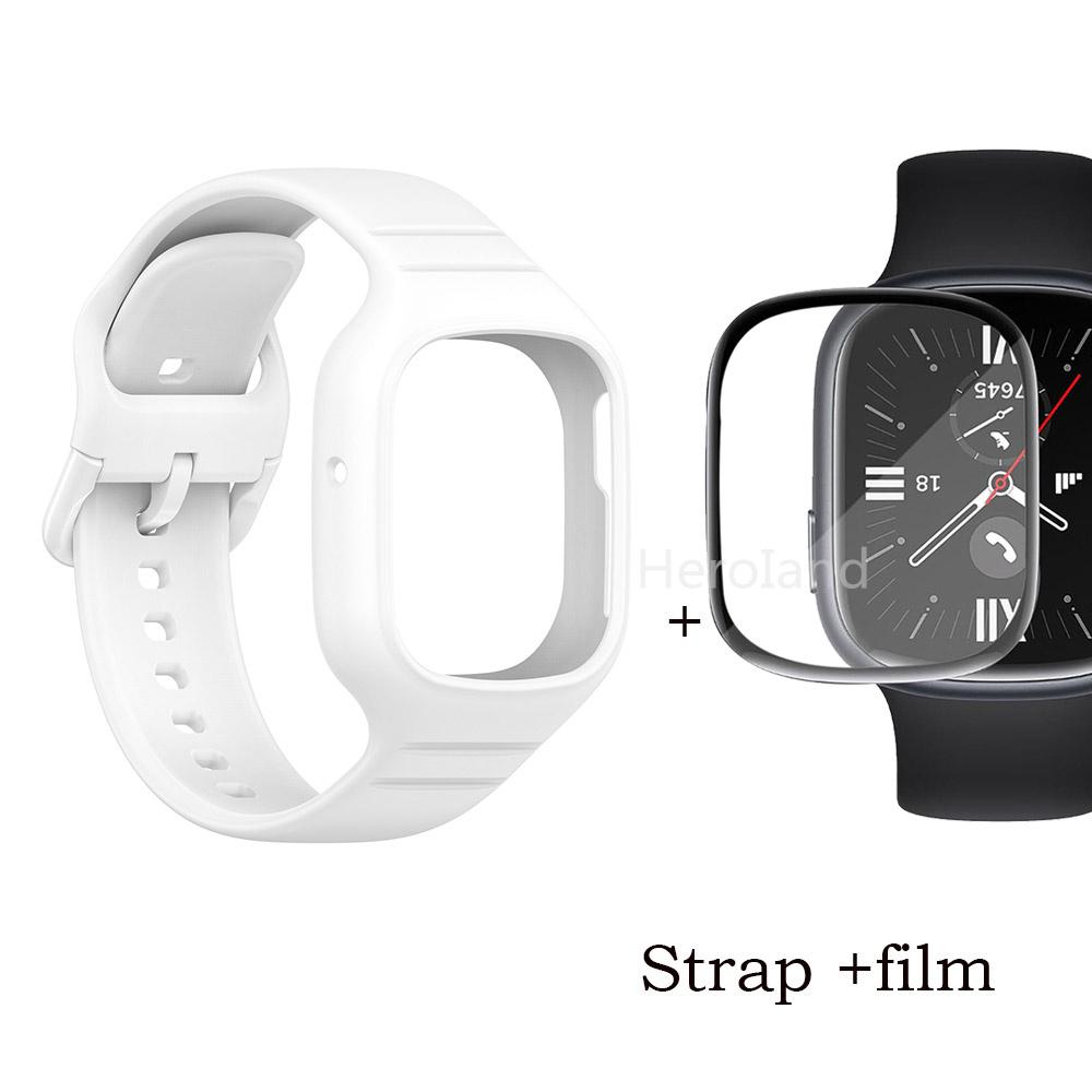 Спортивный силиконовый ремешок для часов Huawei Honor Watch 4, ремешок для смарт-часов, браслет для Honor Watch4, аксессуары, ремешок 2 в 1