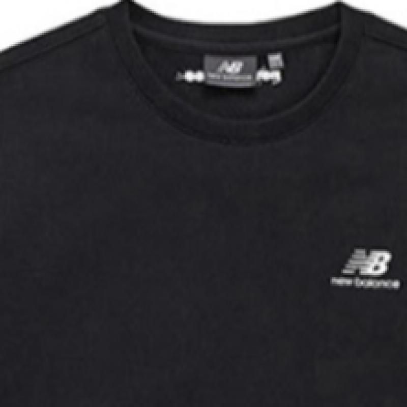New Balance Мужской свитшот eSSential с маленьким логотипом, черный