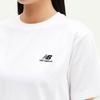 New Balance Футболка с коротким рукавом и небольшим логотипом Nbnee21013 Uni Essential, стандартный крой, белая 