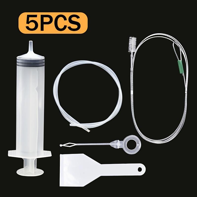 Набор для прочистки сливного отверстия холодильника, инструмент для очистки слива, щетка, трубка для подачи воды, мягкий шланг, используется для удаления остатков и грязи в холодильнике