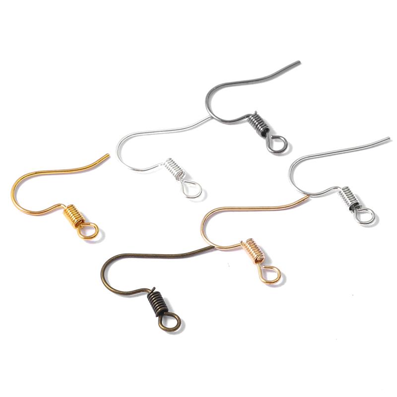 100/200 шт. 19x19 мм ирония, очаровательные фурнитура, серьги, застежки, крючки, фурнитура, аксессуары для самостоятельного изготовления ювелирных изделий