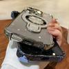 Роскошный противоударный чехол с магнитным кронштейном для iPhone 16 15 11 12 13 14 Pro Max Plus для Magsafe с чехлом-подставкой