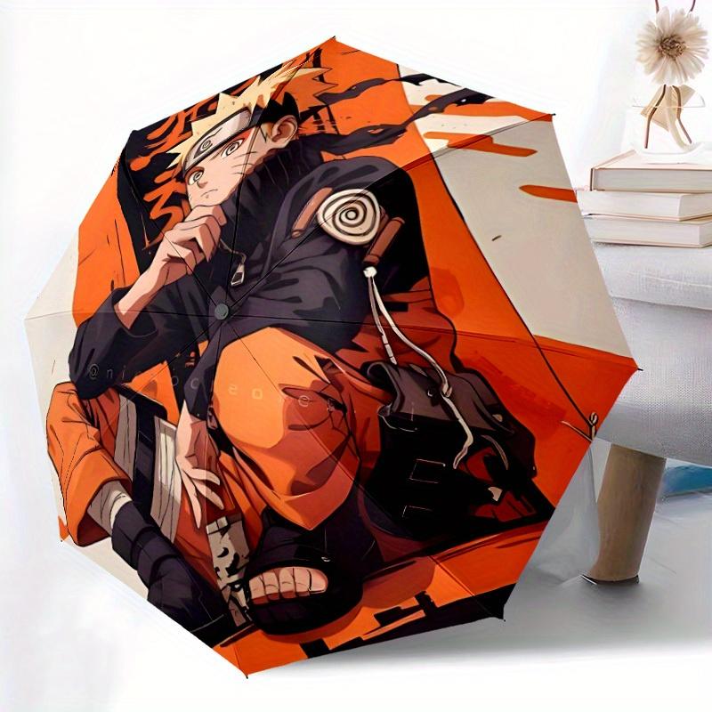 1pc Naruto Windproof Automatic Umbrella, Lightweight for Women/Men, Perfect Christmas Gift a0811193