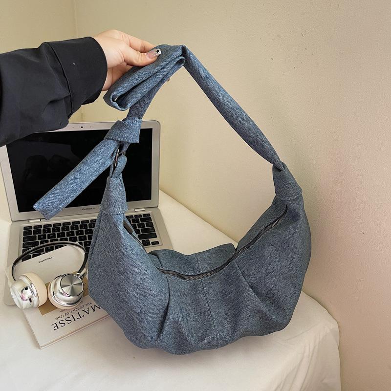 Bag Women's Large Capacity 2025 Summer New Niche Design Croissant One Shoulder Crossbody Bag Premium Dumpling Bag