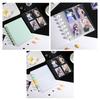Kpop Покетбук на 7 ячеек Большой вместимости Альбом для фотографий идолов Книга для хранения карточек Прозрачный переплет Фоновая бумага