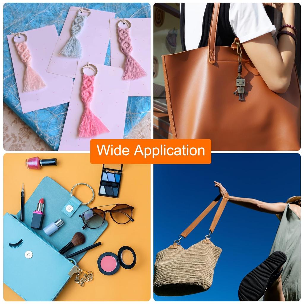 50 шт. Пряжки-кольца ID Толщина Сплав цинка Открывающиеся Кольца-застежки Клипсы для рукоделия Брелок Ремешок для сумки Ремень DIY Аксессуары Бронза [uxcell]