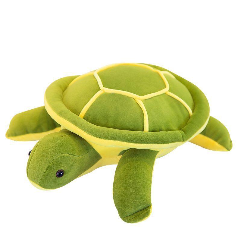 Little Turtle Plush Toy Down Cotton Soft Body Pillow Cushion Backrest Big Eyed Turtle Doll Children's Stuffed Toy