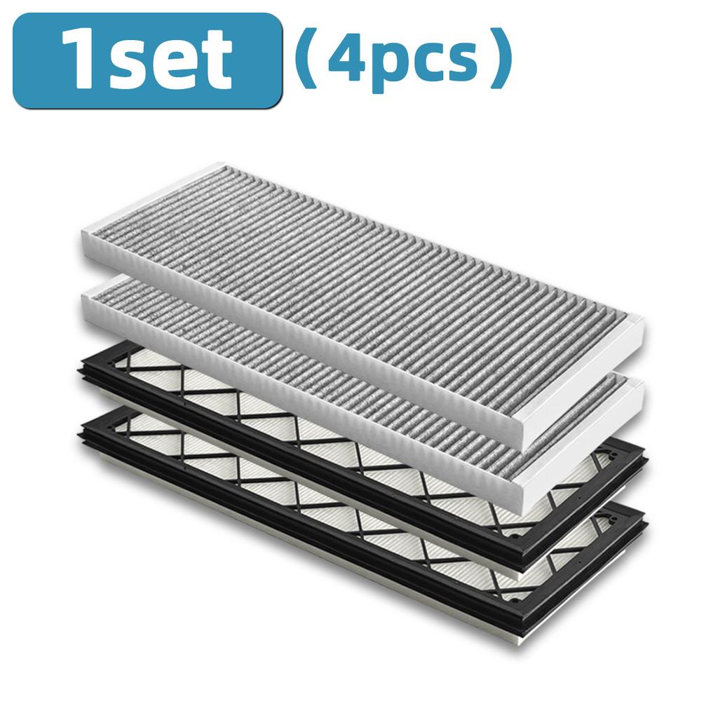 Lanke Engine Cabin Air Filter Kit High Efficiency Dustproof For Tesla Model Y 2020-2026 1658375-00-A Replacement Accessories