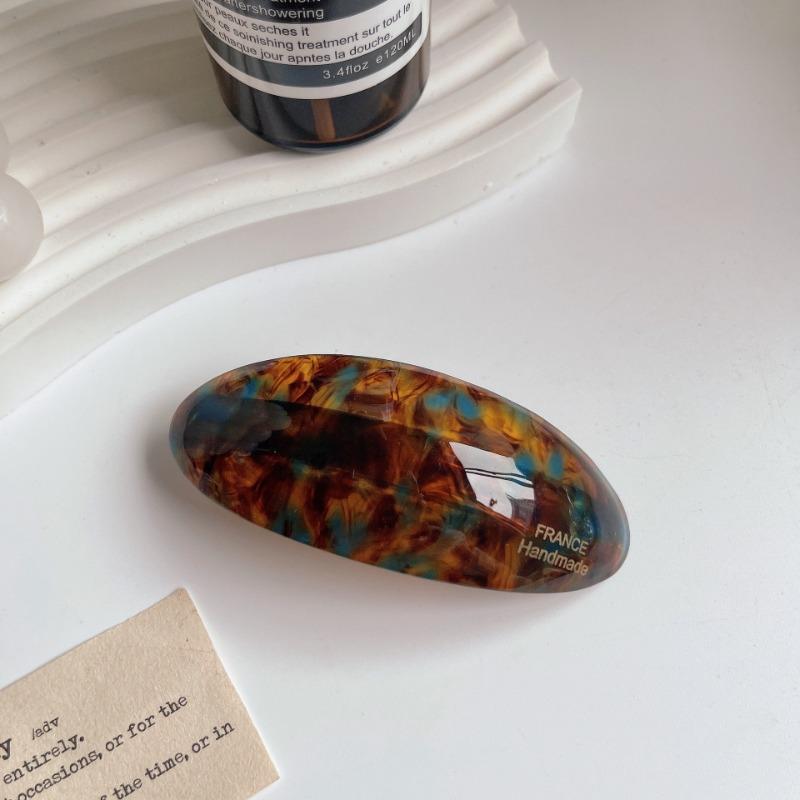 Заколка для волос Acetic Acid пружинная заколка для девочек большая шпилька головной убор блестящая эллиптическая дуга шпилька аксессуары для волос