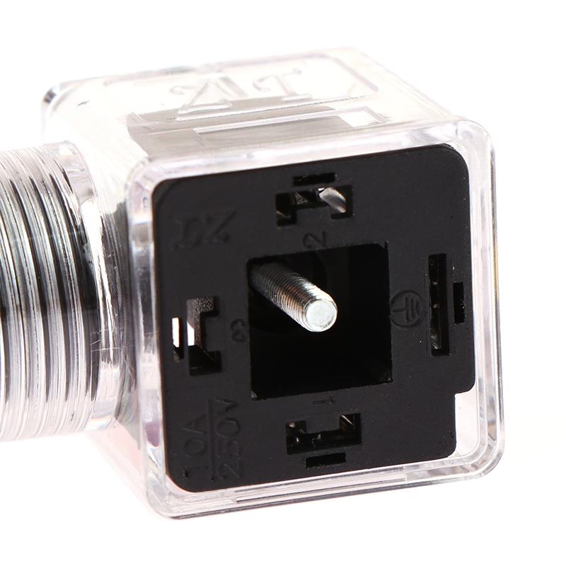 1 шт. DC24 вилка электромагнитной катушки гидравлический клапан прозрачное напряжение универсальные аксессуары