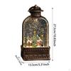 Christmas Lantern Desktop Decoration Glitter Pathway Street Lamp Hanging Water for