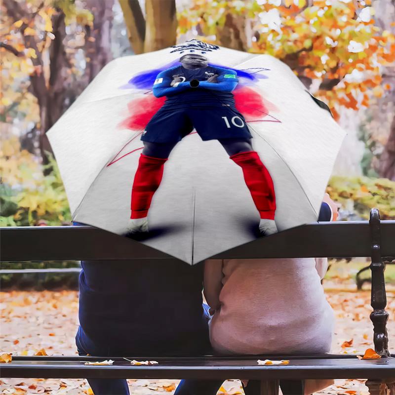 Lionel Messi: Football Legend Folding umbrella Portable Suitable for all seasons Three folds Sun umbrella Sun umbrella