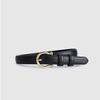 Pin Buckle Women Belt Thin Trouser Decoration Adjustable Pu Waistbands  Female/Girls
