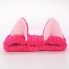 Cute Cat Ears Headbands for Women Girls Facial Spa Headband Coral Fleece Cosmetic Makeup Hairbands Washing Face Headwrap Skincare Hair Accessories