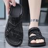 Мужская обувь 2024 Sandles Slippers для мужчин Sandals Leather Men's Sandals Cheap Summer Birkinstock Homme Adult Men's Sandal Genuine