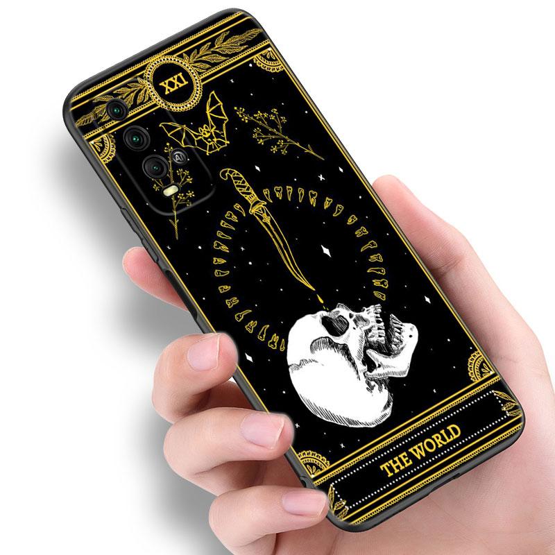 Чехол для телефона Witches Moon Tarot для Xiaomi Redmi Note 5 6 9T K20 K40 K50 Pro 7A 8A 9A 9C 9i 10A 10C A1 S2, мягкий черный чехол из ТПУ