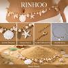 Boho Shell Starfish Conch Belly Chain for Women Sexy Imitation Pearl Gold Color Waist Chain Summer Beach Body Jewelry Belt Gift