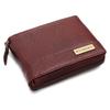 Коричневый кожаный мужской кожаный кошелек WildHorn(WH559 Бомбей Браун Полная молния_1)