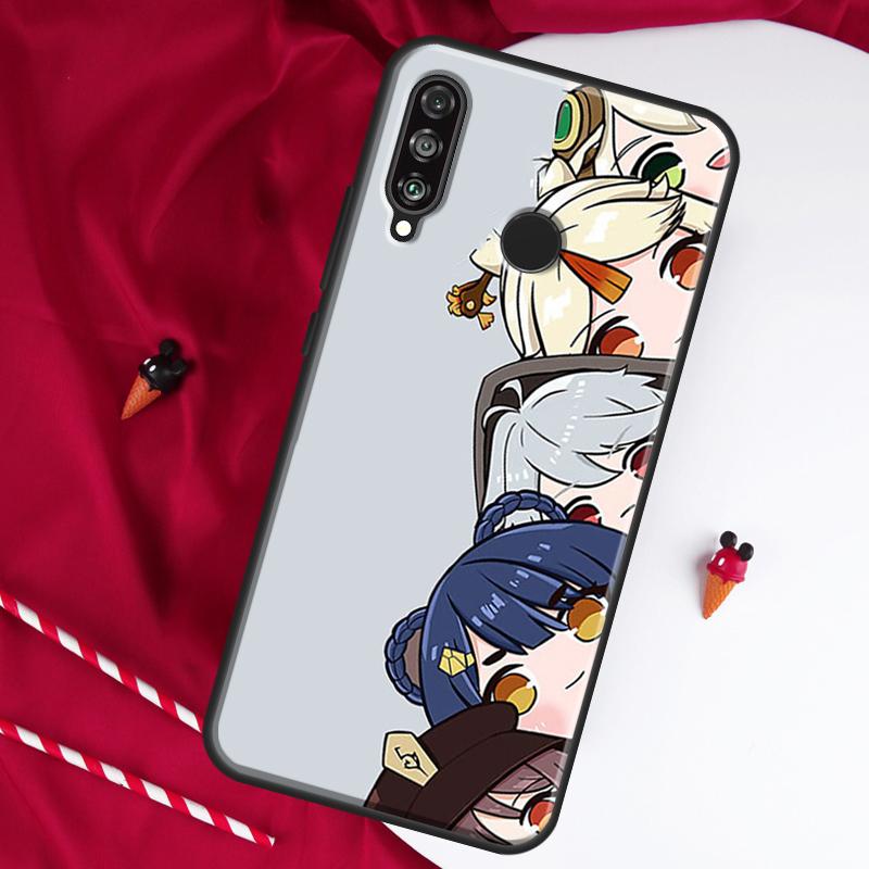 Чехол Genshin Impact Аниме Милый Для Huawei Nova 9 SE 10 5T Y90 Y70 Y60 Y61 Y91 Y72 12i 12s 11i P60 Pro P20 P30 P40 Lite