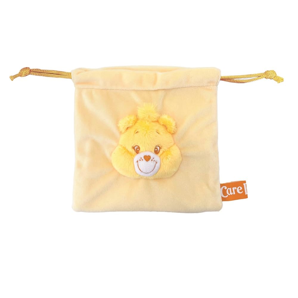 SK Japan Care Bear Face Mascot Drawstring Bag Birthday Bear
