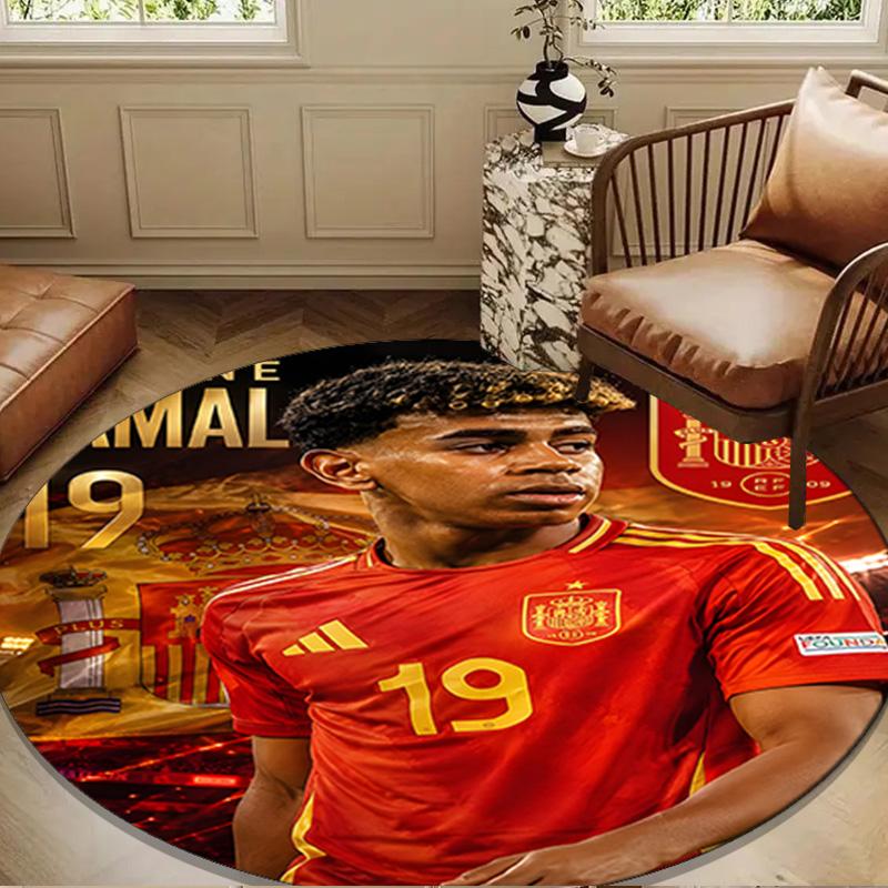 Spain's Ya-mal Celebration Round mat Home Decor, Chair rug For livingroom,Bedroom, doormat home decor Birthday Gift Christmas Gifts