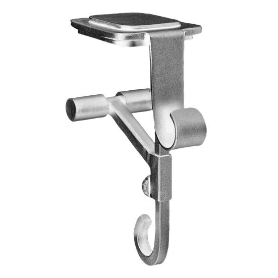 2-in-1 Fireplace Stocking And Garland Hanger Adjustable Heavy Duty Wreath Hanger No Drilling Mantel Stocking Holder for Christmas Decoration