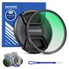 NEEWER 72mm MC UV Protection Filter with Lens Cap Multilayer Resistant Nano Optical Thin Aluminum Alloy Filter Coating/HD Glass/Waterproof/Scratch