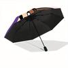 Pink Panther Detective Automatic Open/Close Umbrella   Compact Travel Umbrella, 8 Rib Heavy Duty Construction, Ideal Gift, 174