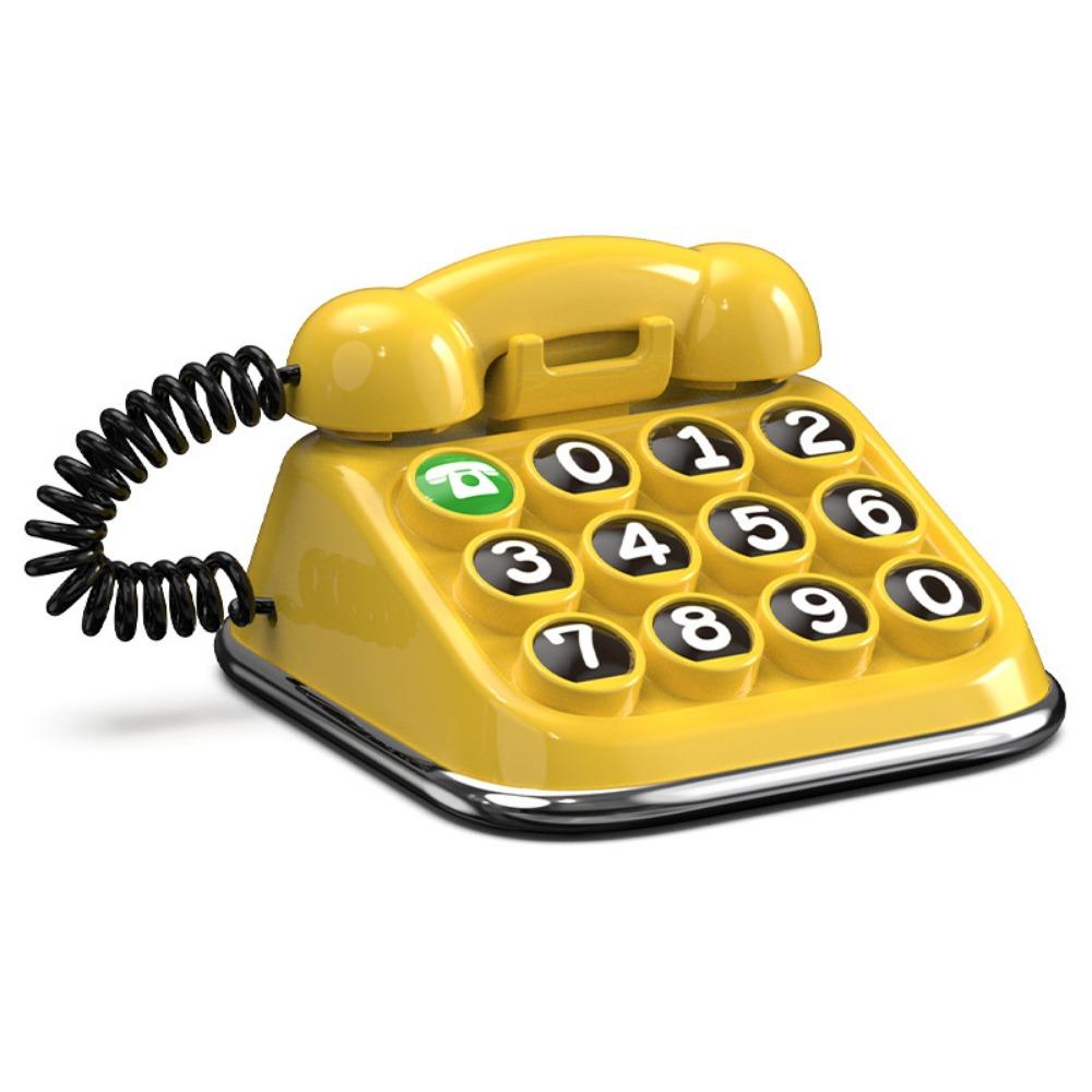 Keyboard Car Dashboard Ornament Retro Car Phone Number Sign Car Interior Accessories