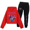 Clothing Sets Kids Unisex Children's Hoodie Short Sports Suit