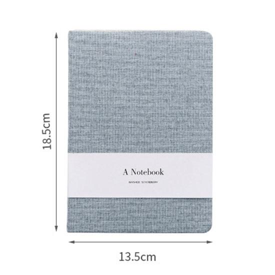 Студенческий простой однотонный блокнот с тканевой поверхностью, литература и искусство, небольшой свежий блокнот для записей, дневник