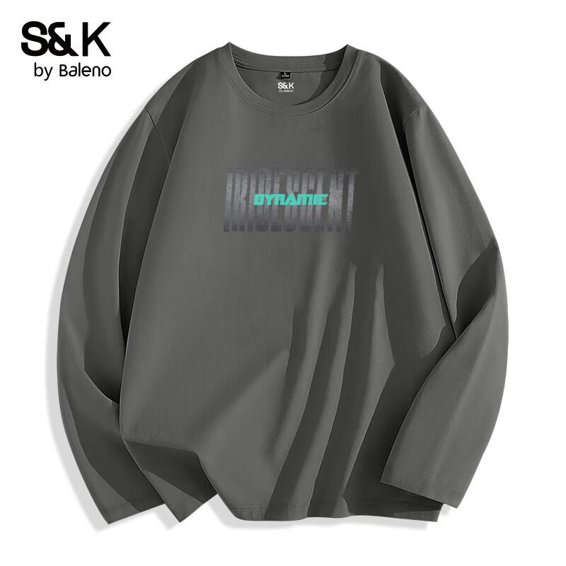 Мужская футболка с длинным рукавом Baleno серии S&K из чистого хлопка