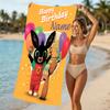 Customizable personalized beach towels Bing themed designs.Suitable for the beach, yoga, sports;ideal as beach accessories