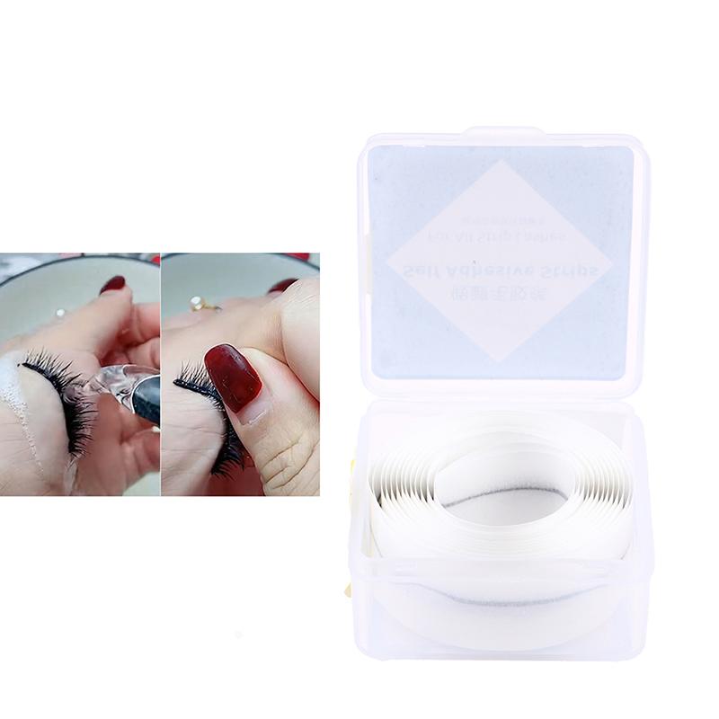 1 рулон многоразовой самоклеящейся клейкой ленты без клея для ресниц, накладные ресницы, макияж