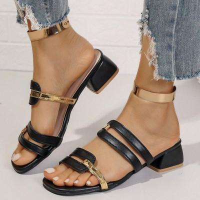 Мода Новые Женские Противоскользящие Сандалии Удобные Плоские Тапочки Элегантная Дизайнерская Обувь Женская Новые Сандалии с Ремешком и Открытым Носком Zapatos De Mujer