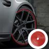 8 Meters Car Sticker Styling Guard Decorative Strip Line Tire Car Wheel Decorative Car Wheel Rim Blades Protector Car Stickers Rubber Moulding Trim