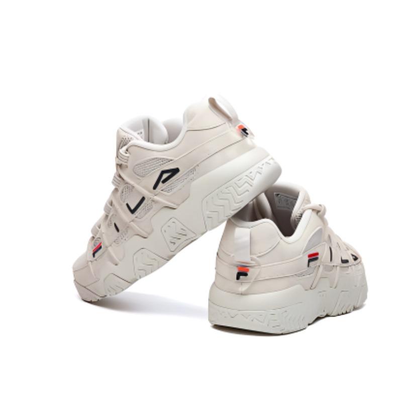 Fila Fusion Buster Удобные Легкие Амортизирующие Прочные Дышащие Низкие Баскетбольные Кроссовки Женская кроссовка Бежевый T12W323209QOM