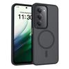 Магнитный чехол для телефона с ощущением кожи для Xiaomi Redmi 15 4G 171,1 мм 5G 169,5 мм Magsafe Беспроводная зарядка TPU Рамка Пластиковая задняя крышка