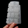 Alphabet Epoxy Resin Silicone Mold Letter Number Mould DIY Keychain Earring Pendant Epoxy Resin Jewelry Crafts Casting Mold