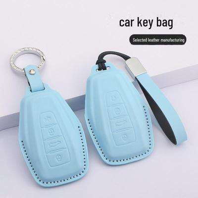 Чехол для ключа Geely Emgrand для Xingrui, Xingyue L, Binrui Cool, Boyue, Binyue и GS - кожаный чехол для мужчин и женщин