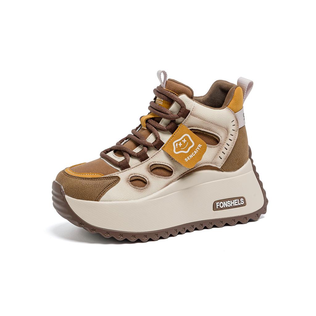 Small Man Platform Dad Shoes Women 2025 New Internet Celebrity Blast Board Casual Fashion Comfortable Sports Versatile Women's Shoes