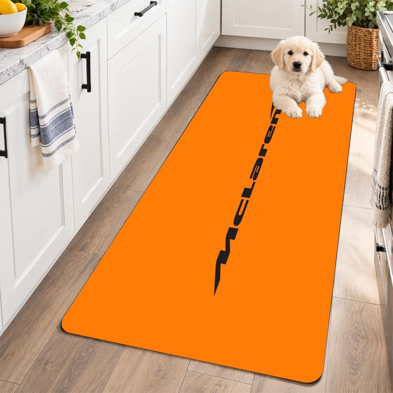 Flannel Kitchen Mat McLaren Soft Area Rug Non Slip Floor Carpet Home Decoration