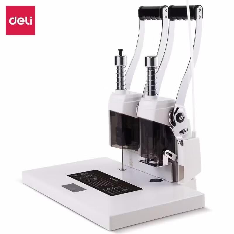 Deli Financial Binding Machine CN plug (adapter included)