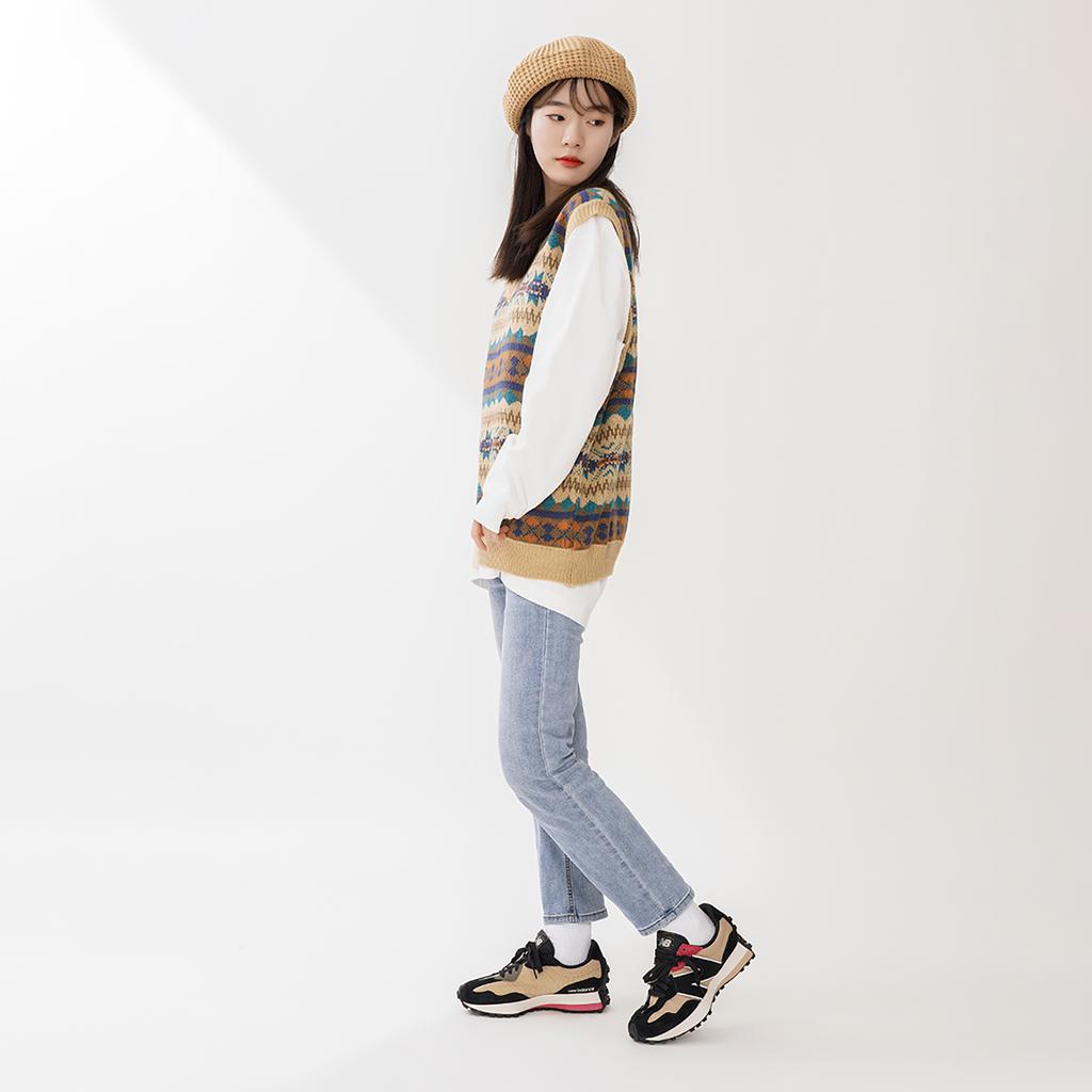 New Balance 327 Chinese New Year — черные кроссовки унисекс в спецодежде, коричневые U327CNP
