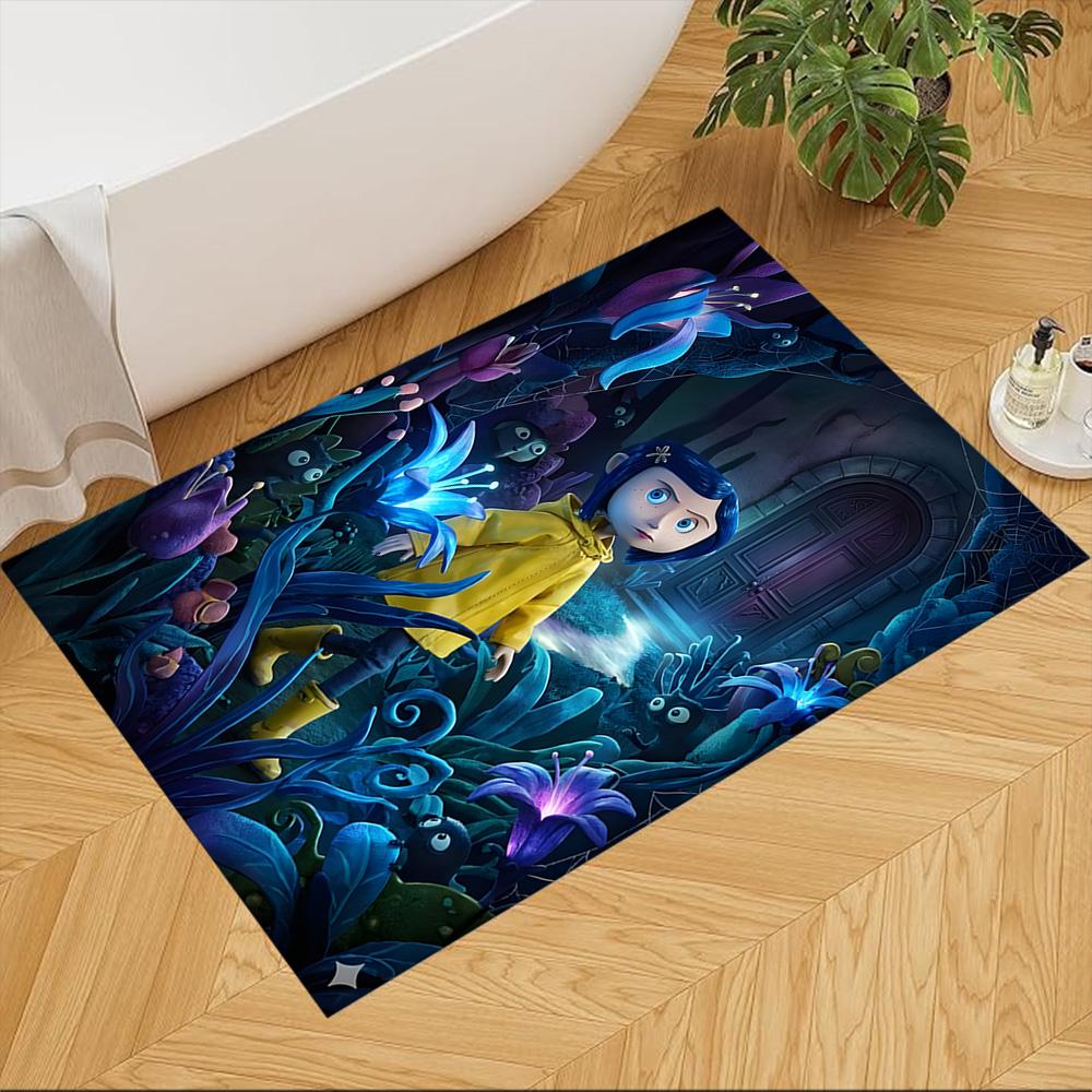 Mysterious World Of Coraline Non-Slip Home Carpet Design for Office Decor Living Room Bedroom Gift