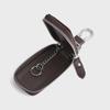 Men's Retro Wax Leather Car Key Holder - Genuine Leather Waist-Hanging Protection Cover